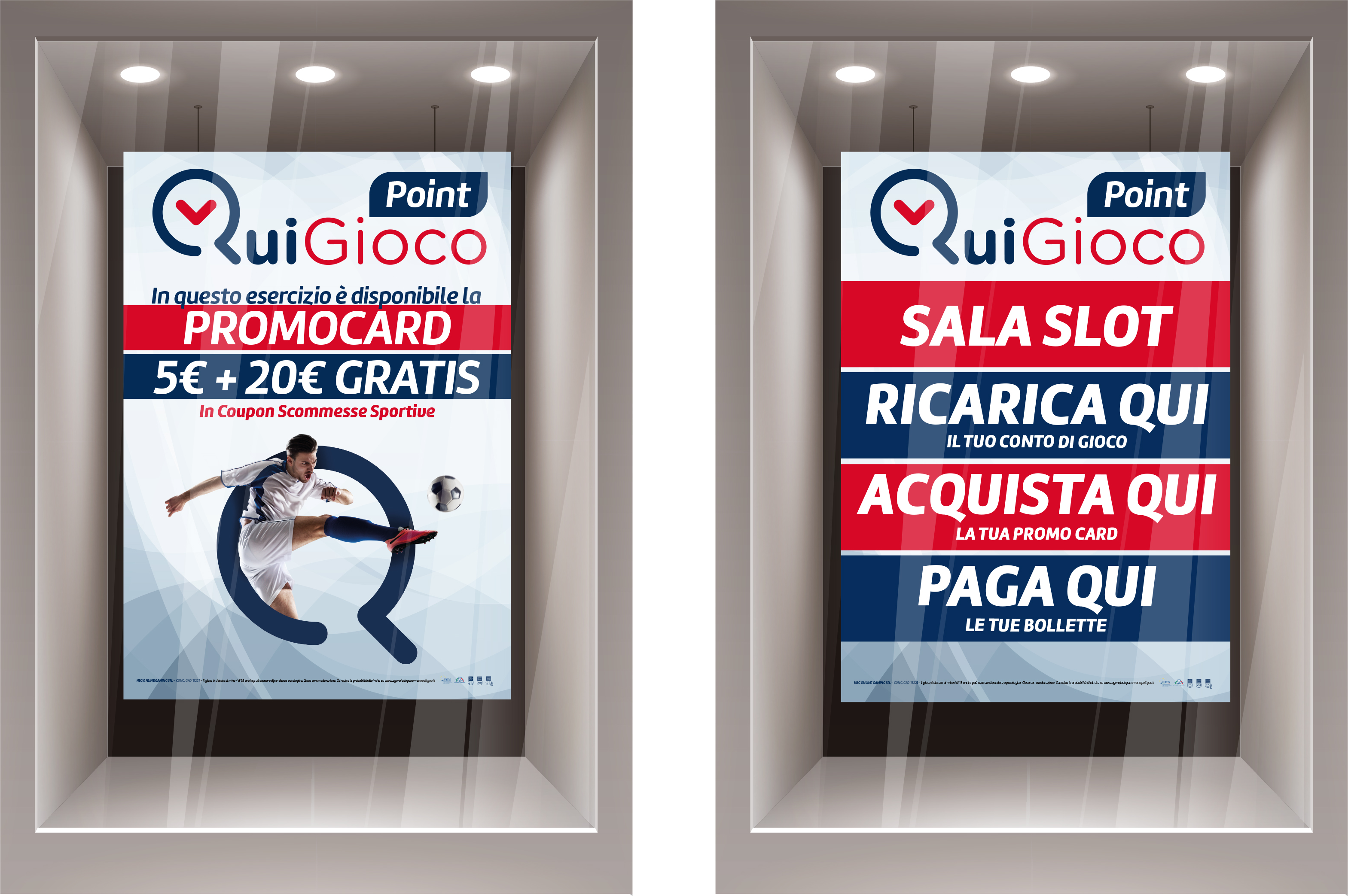 Grafica Allestimento Vetrine Quigioco