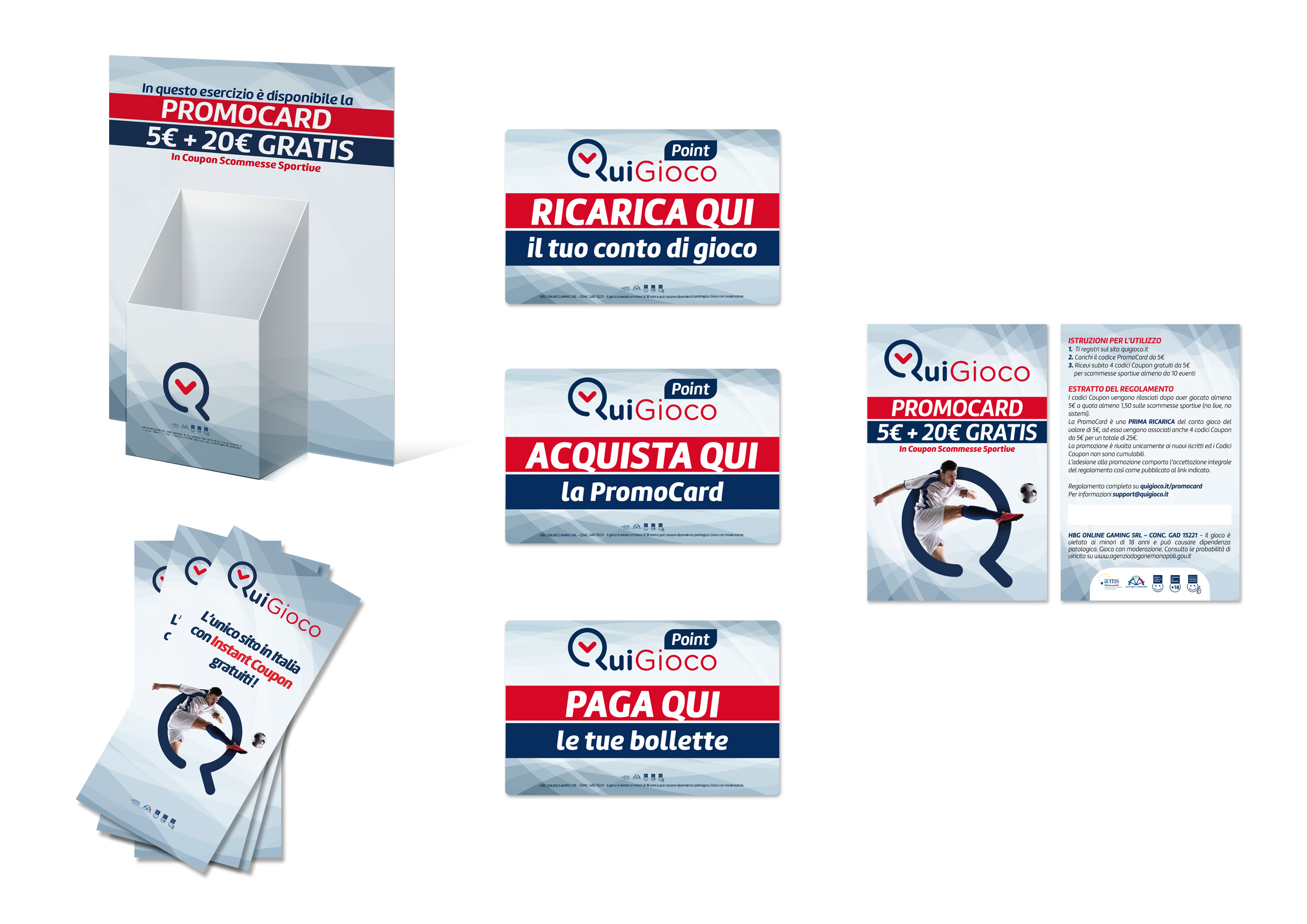 Grafica Materiale Punto Vendita Quigioco